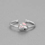 Rabbit Index Finger Tail Ring Fashion Cute Wenssen – Stylish Gifts — 4