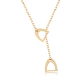 Double horseshoe clavicle chain – Holiday Gift Ideas — 7