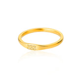 Simple Figure Men's And Women's Stainless Steel Rings – Gifts for Her — 4
