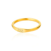 Simple Figure Men's And Women's Stainless Steel Rings – Gifts for Her — 4
