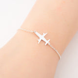 Stainless Steel Bracelets Simple Airplane Design – Jewelry Gift Ideas — 2