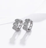 Slightly Inlaid With Zirconium Love Ear Ring – Gifts for Couples — 7