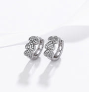 Slightly Inlaid With Zirconium Love Ear Ring – Gifts for Couples — 7