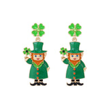 Irish Carnival Green Elf Earrings – Unique Gift Ideas — 4