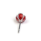 Year Red Flower Earrings – Surprise Gifts — 5