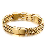 Titanium Steel Men's Bracelet Double-layer – Jewelry Gift Ideas — 8