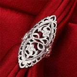 Jewelry Silver Fashion Vintage Cutout Ring – Stylish Gifts — 1