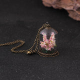 Plant Life Tree Glass Cover Necklace Personality – Jewelry Gift Ideas — 3