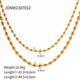 Stainless Steel Double-layer Necklace – Jewelry Gift Ideas — 10