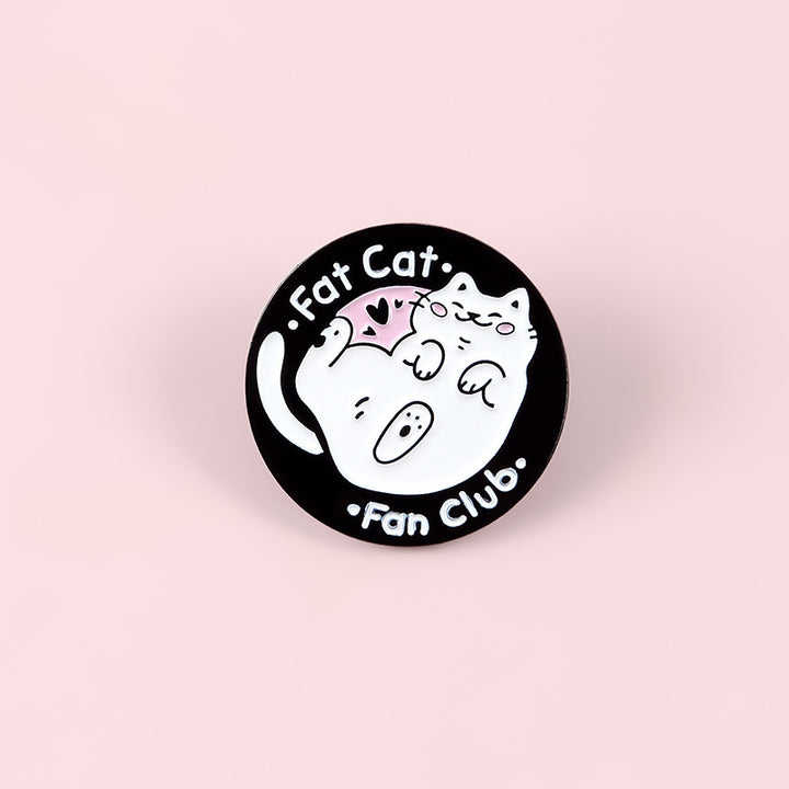 Personalized Cute Little White Cat Paint Brooch – Jewelry Gift Ideas — 1