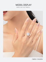 Women's S925 Sterling Silver Princess Ring – Gifts for Her — 7