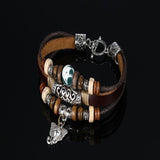 Multilayer Retro Braided Leather Cord Bracelet – Jewelry Gift Ideas — 5