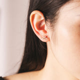 S925 Sterling Silver Petal Stud Earrings – Unique Gift Ideas — 1
