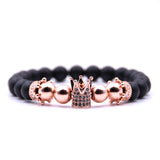 Crown volcanic stone bracelet – Jewelry Gift Ideas — 7