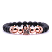 Crown volcanic stone bracelet – Jewelry Gift Ideas — 7