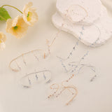 Fashion Simple Zircon Leaves Finger Chain – Stylish Gifts — 2