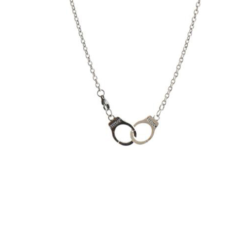 Titanium Steel Vintage Handcuff Necklace – Jewelry Gift Ideas — 1