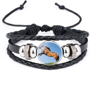 Fashion Hand-Woven Horse Cowhide Bracelet Bracelet – Stylish Gifts — 5