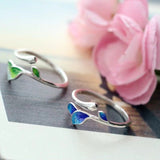 Lady Temperament Artistic Enamel Branch Epoxy Ring – Useful Gifts — 1