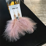 Feather Earrings With Long Tassel Super Fairy – Meaningful Gifts — 3