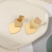 Exaggerated Leaves Layered Earrings Concave Geometric – Stylish Gifts — 7