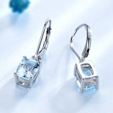 Lady 925 Sterling Silver Topaz Pendant Earring – Jewelry Gift Ideas — 5