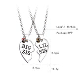 Good Sisters Girlfriend Love Stitching Necklace – Jewelry Gift Ideas — 3