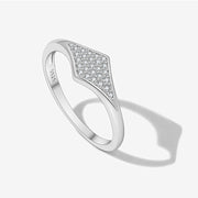 S925 Sterling Silver Micro Inlaid Zircon Classic Ring – Gift Ideas — 2