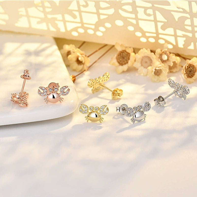 Women's Cute Crab Earrings Simple And Versatile – Jewelry Gift Ideas — 1