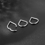 Fashion Nose Ring Titanium Steel Heart-shaped Water – Stylish Gifts — 5