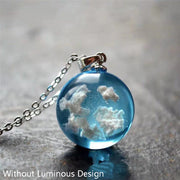 Cloud Transparent Ball Necklace Luminous Design – Jewelry Gift Ideas — 7