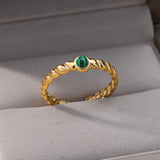 Round White Turquoise Ring For Women – Gifts for Her — 4