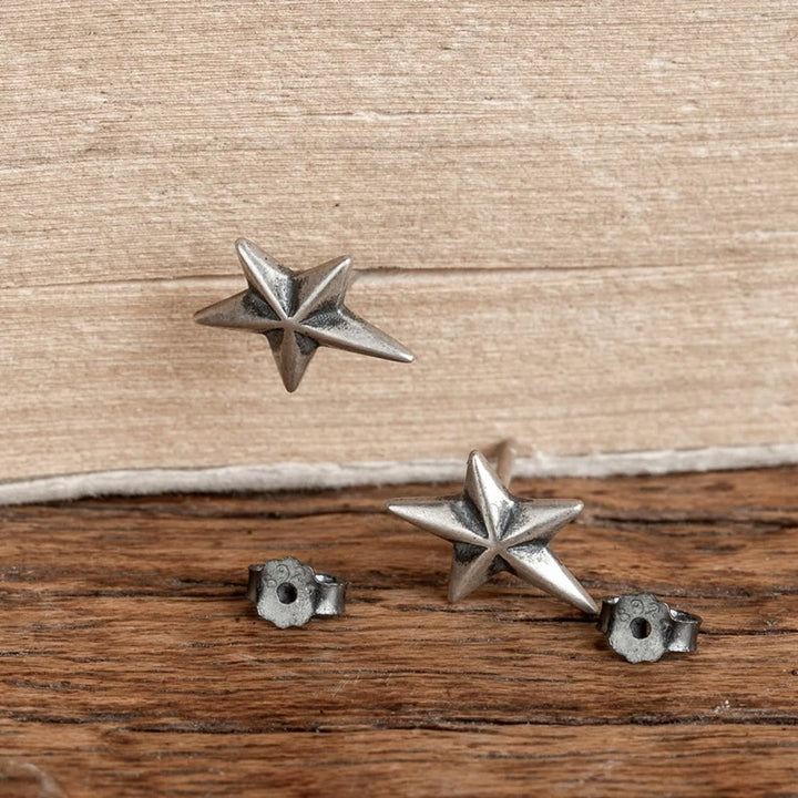 Personalized Retro Temperament Five-star Earrings – Everyday Gifts — 1
