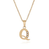 Diamond Necklace With English Letters – Jewelry Gift Ideas — 13