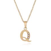 Diamond Necklace With English Letters – Jewelry Gift Ideas — 13