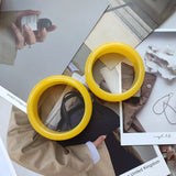Round Resin Summer Jelly Color Dynamic Acrylic – Jewelry Gift Ideas — 4