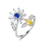Turnable Rings Eyes Flowers Anxiety Rings – Jewelry Gift Ideas — 5