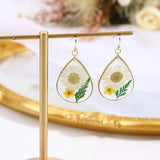 Water Drop Needle Chrysanthemum Earrings Simple – Practical Gifts — 5