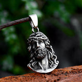 Stainless Steel Hipster Head Pendant – Jewelry Gift Ideas — 3