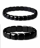Men And Women Couple Natural Obsidian Bracelet – Jewelry Gift Ideas — 4