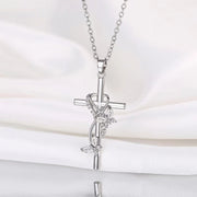 Exquisite Elegant Butterfly Cross Pendant – Jewelry Gift Ideas — 2