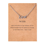Stainless Steel English Word Letter Love Pendant – Jewelry Gift Ideas — 1