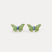 Drop Oil Enamel Craft Butterfly Earrings Suit – Creative Gifts — 8