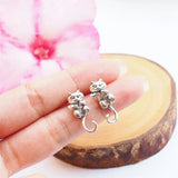 Kitten Interspersed Earrings Personality Hanging – Cat Lover Gifts — 3