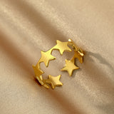 Small Star Adjustable Ring For Women Vintage – Jewelry Gift Ideas — 4