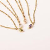 Fashion Multicolor Eye Zircon Necklace – Jewelry Gift Ideas — 7