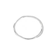 Ins Style Niche Pleated Texture Ring Irregular S925 – Stylish Gifts — 7