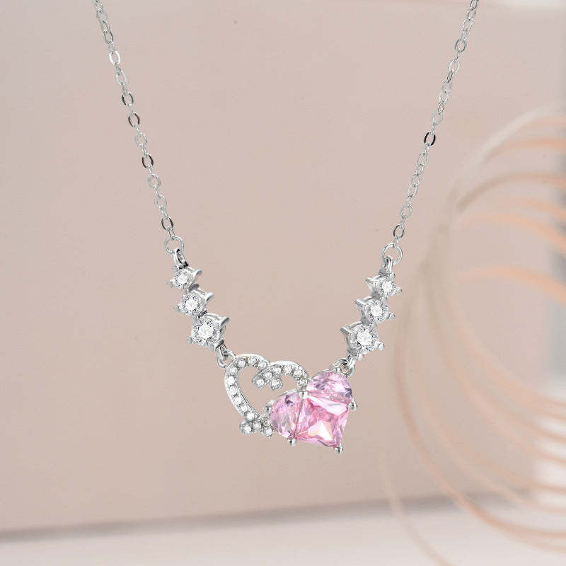 Sterling Silver Sweet Girl Series Dating Necklace – Jewelry Gift Ideas — 1