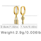 Love Key Lock Design Earrings – Gifts for Couples — 5