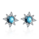 S925 Silver Fashion Sweet Sunflower Earrings – Stylish Gifts — 2